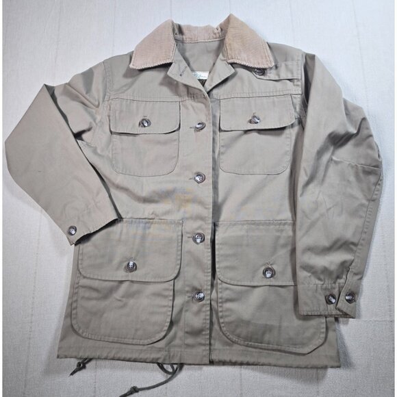 L.L. Bean Jackets & Blazers - VTG 1960s LL Bean Women’s 10 Safari Field Jacket Script Logo Hunting Utility